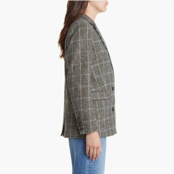 NEW Rails Cody Houndstooth Check Double Breasted Blazer SIZE XL#2620* - Picture 3 of 13